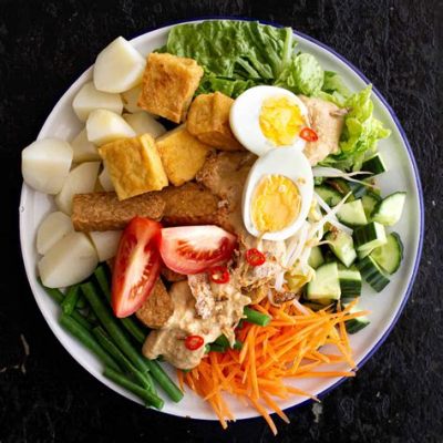  Gado-gado: Un esplosione di sapori e texture avvolgenti per un'esperienza culinario indonesiana!